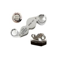 Lupa 10 y 20x Lupa Geologica lupa entomologica doble lente