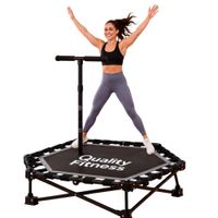 Trampolín Aerobic Jump plegable 42 negro