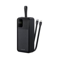Cargador Portátil Power Bank 30000mAh 22.5W Carga Rápida con Cables Integrados y Pantalla Digital