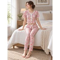 PIJAMA PARA MUJER  BRISA  DE MAGNOLIA