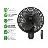 Ventilador de Pared Bossko BK-16-8010PD 16 C.C Remoto 90w