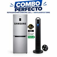 Refrigeradora Samsung Bottom Freezer 328L Rb33J3230Sape MAS VENTILADOR TORRE