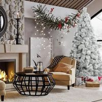 PINO NEVADO PARA DECORACIÓN 2.10 METROS NR21O
