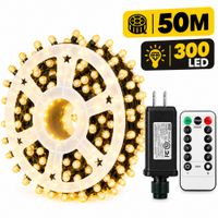 Luces Navideñas Modelo Diamante 50 Metros 300 Led