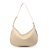Cartera Hobo Bandolera para Mujer de Cuero con Diseño Media Luna