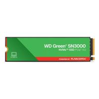 Disco Sólido SSD WD Green SN3000 1TB NVMe PCIe 4.0 M.2 2280 Verde