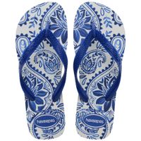Sandalias De Playa Havaianas Mujer Top Summer Cool Azul