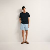 Short De Baño Hombre Sfera Long Length Azul Claro