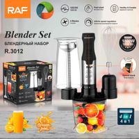 Licuadora De Inmersion 1800w Raf Con 20 Velocidades 4 En 1