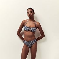 Calzon Vikini Mujer Sfera Raya Lurex Navy/Blanc Marino