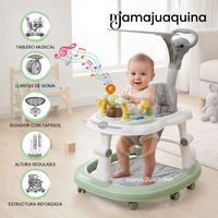 Andador con Tablero Didáctico FLAG Altura Regulable Green