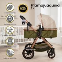 Coche Moisés Travel System OLIVER Colección Exclusiva Green