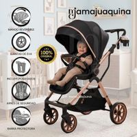 Coche de Paseo Plegado Compacto ALAN Edición Limitada Black