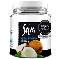 Crema de coco SELVA  frasco 280Gr