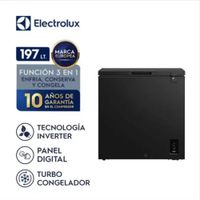CONGELADOR 197L INVERTER CON TURBO NEGRO EFH20S2P5AB