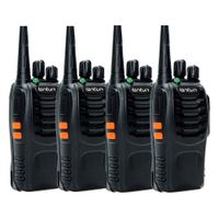 Walkie Talkie Radio Pack 4 Unid Alcance 5 Km Con 16 Canales