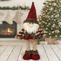 Muñeco Patilarga Navidad de 60cm  Papa Noel