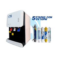 Mini dispensador de agua prowhite platinum pro 5 etapas con UV - Purificador de agua