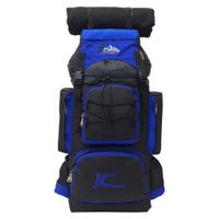 Mochila Campera Kengar Modelo N.3 Negro - Azulino
