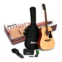 Guitarra Acústica Ibanez V50NJP-OPN Pack Dreadnought Natural + Accesorios
