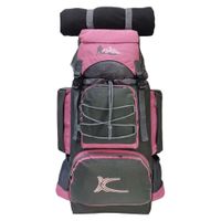 Mochila Campera Kengar Modelo N.3 Plomo - Fresa