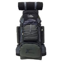 Mochila Campera Kengar Modelo N.3 Plomo - Negro
