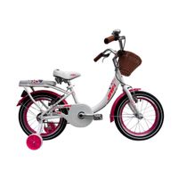 Bicicleta Camperita Jafi Para Niña Aro 16 Blanco