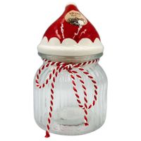 Canister DECO HOME Gorro Navidad Rústica