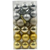 Set de Bolas DECO HOME 6 cm x36un (Modelos Aleatorios)