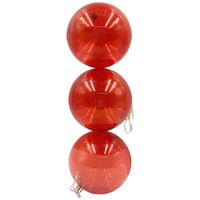 Bolas Rojas DECO HOME 10 cm x3