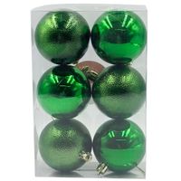 Set de Bolas DECO HOME 6cm 6un (Modelos Aleatorios)