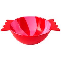 Bowl DECO HOME Melamine Candy Rojo