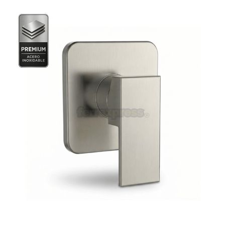 Mezcladora Monomando Empotrada Acero Cepillado Horse Ducha Atlantis Bronce