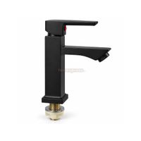 Llave agua fria negro mate para baño CyC