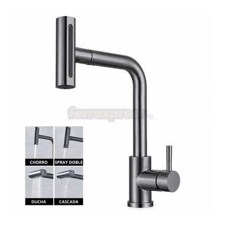 Mezcladora de Cocina al Mueble Singapur Gungrey 4 Chorros