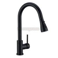 Mezcladora de Cocina Negro Mate al Mueble Cancun