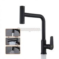Mezcladora al Mueble Monocomando Modelo Pico Giratorio Gris Horse
