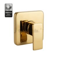 Mezcladora Monomando Empotrada Dorada Horse Ducha Atlantis Bronce