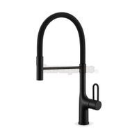 Mezcladora para Cocina a la Pared Dallas Negro Mate Fratelli Premium