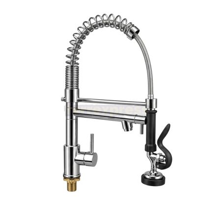 Grifo Mezcladora de Cocina Horse Profesional Industrial con Ducha de Prelavado