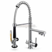Grifo Mezcladora de Cocina Semi-Profesional con Ducha de Prelavado