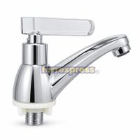 Grifo cromado agua fria para lavatorio tradicional