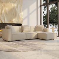 SECCIONAL MODELO LIBANO COLOR BEIGH