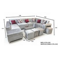 SECCIONAL MODELO AMERICANO ANTIFLUIDO