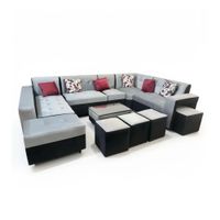 JUEGO SECCIONAL MODELO AMERICANO GRIS