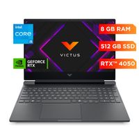 Laptop Gamer Victus HP 15-fa2018la, Intel Core i5, 8 GB RAM, NVIDIA GeForce RTX 4050, 512 GB SSD, 15.6"" FHD 144 Hz, Windows 11 Home