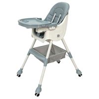 Silla de Comer para Bebé LITTLE STEP Color Celeste