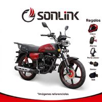 Moto SONLINK SL150-C10 Rojo 150 cc 9 HP 5 vel. con USB y Sliders