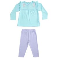 Conjunto Polo + Pantalón de Manga Larga Bebé Niña BABY EUREKA