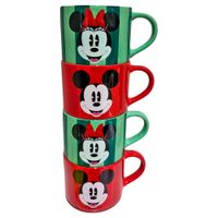 Set de Tazones DISNEY Navidad 400ml 4pzas